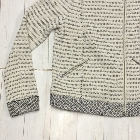 Ella Moss Salinas Stripe Tweed Moto Jacket. - Picture 16 of 16